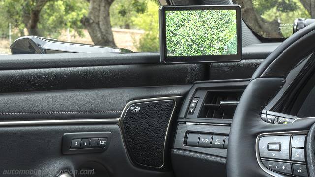 Interieur detail van de Lexus ES