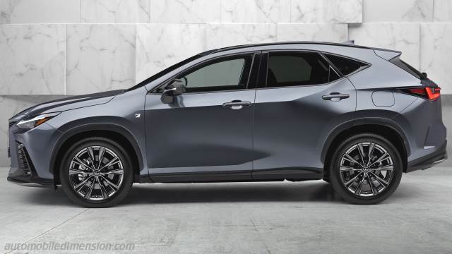 Dettaglio esterno della Lexus NX