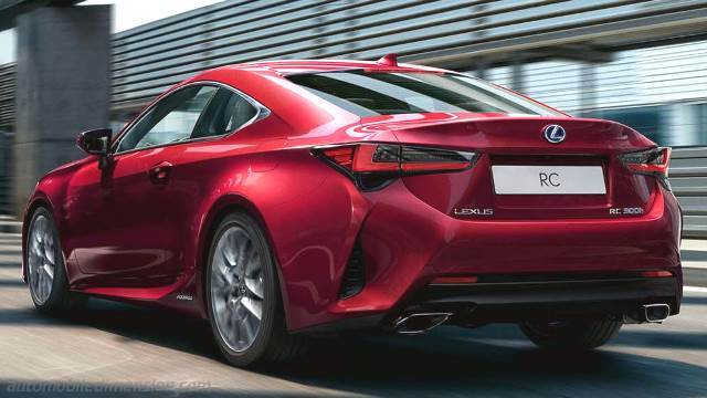 Exteriör av Lexus RC