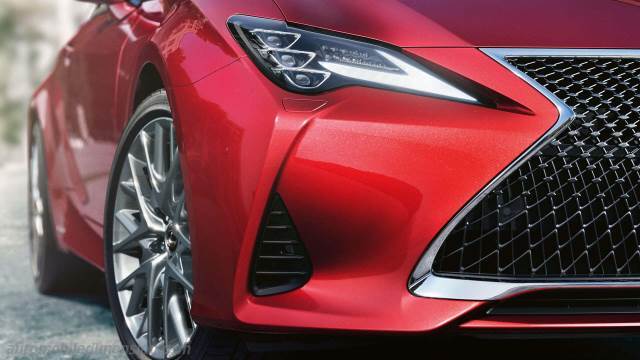 Exterior detail of the Lexus RC