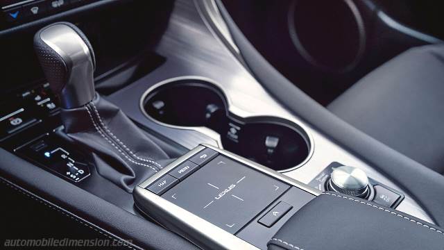 Interior detail of the Lexus RX