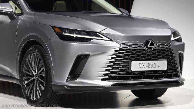 Dettaglio esterno della Lexus RX