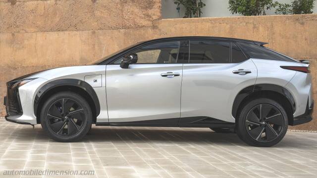 Exteriör detalj av Lexus RZ