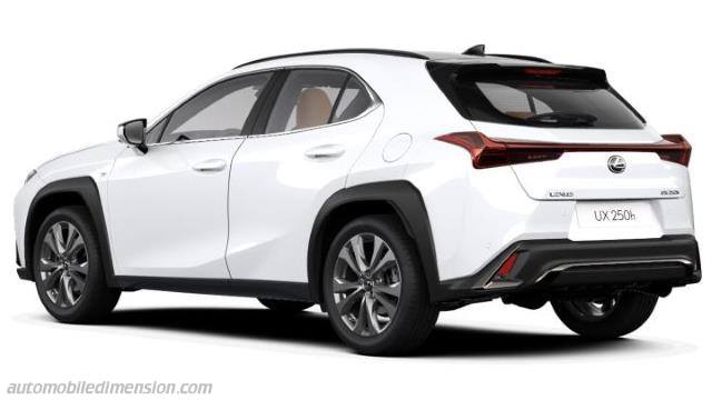 Exterior of the Lexus UX