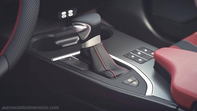 Interieur detail van de Lexus UX