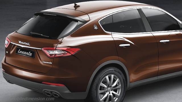 Détail extérieur de la Maserati Levante