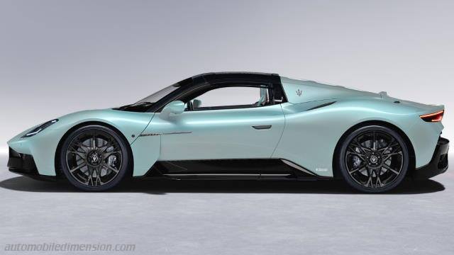 Interiör detalj av Maserati MCPURA Cielo