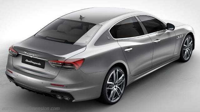 Exterieur van de Maserati Quattroporte