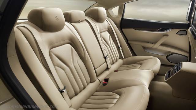 Dettaglio interno della Maserati Quattroporte