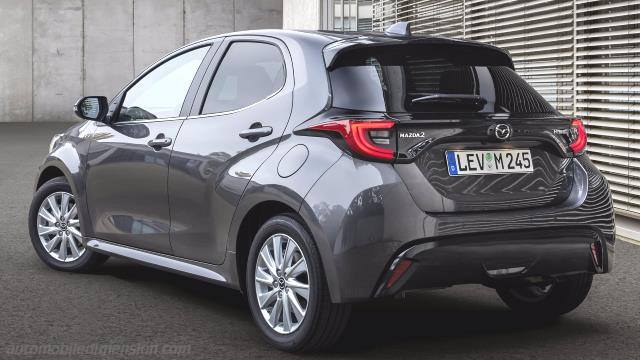 Exterior of the Mazda 2 Hybrid