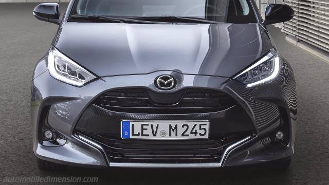 Exterieur detail van de Mazda 2 Hybrid