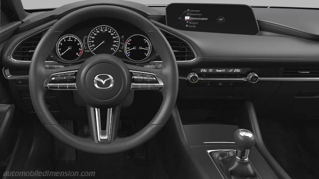 Interieurdetail des Mazda 3