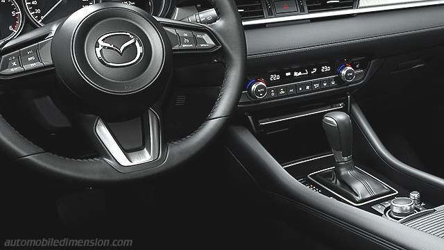 Exterieur detail van de Mazda 6