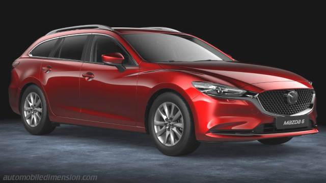 Exterior of the Mazda 6 Wagon