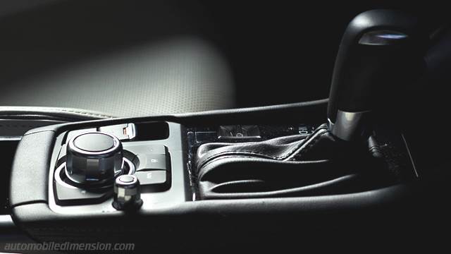 Interior detail of the Mazda CX-3