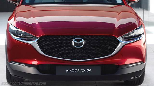 Dettaglio esterno della Mazda CX-30