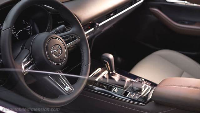 Interior detail of the Mazda CX-30