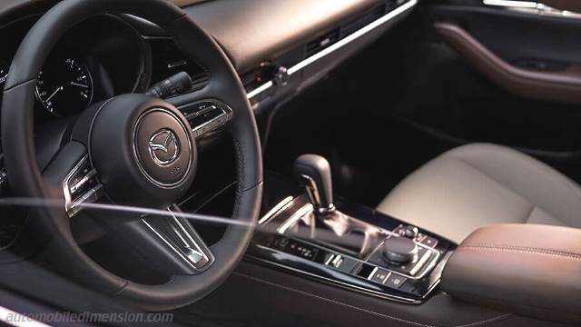 Dettaglio interno della Mazda CX-30