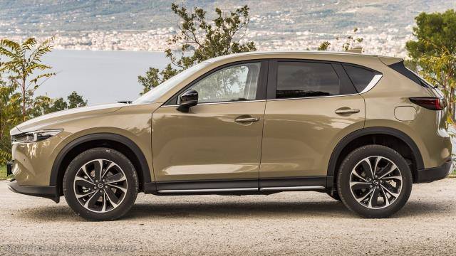 Dettaglio esterno della Mazda CX-5