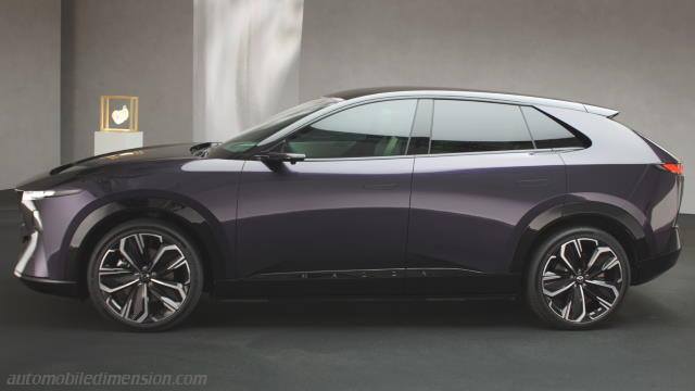 Exteriör detalj av Mazda CX-6e