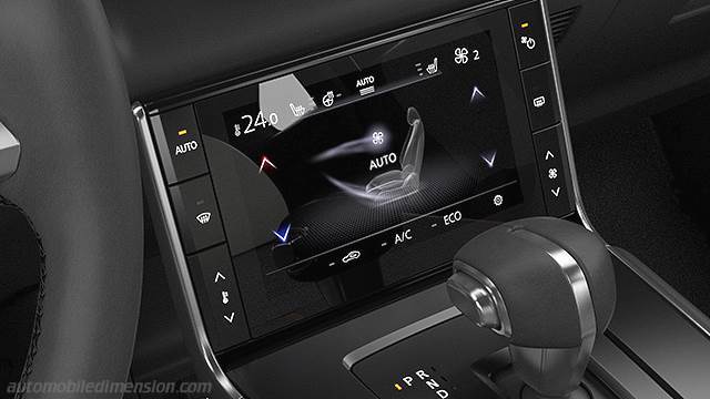 Interior detail of the Mazda MX-30