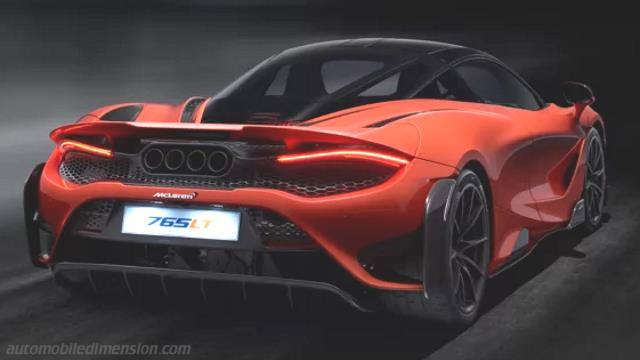 Exterior of the McLaren 765LT