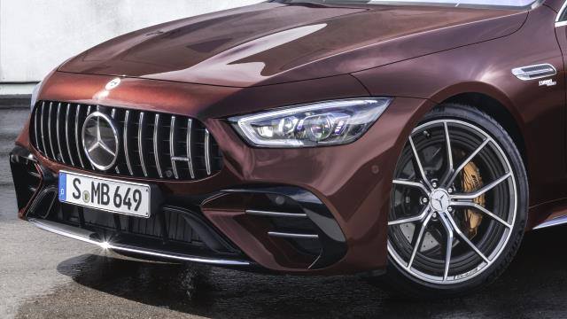 Détail extérieur de la Mercedes-Benz AMG GT 4-door Coupé