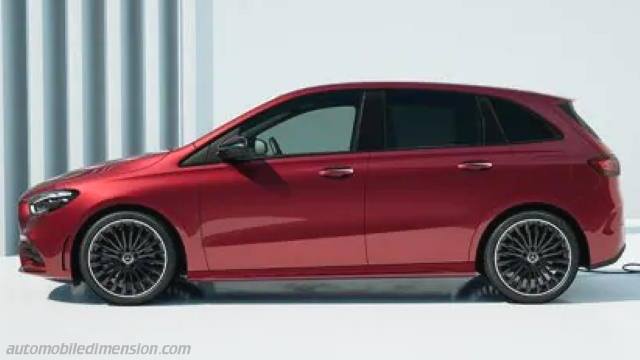 Exterieurdetail des Mercedes-Benz B Sports Tourer