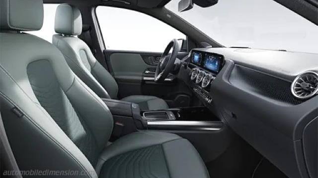 Interieur detail van de Mercedes-Benz B Sports Tourer