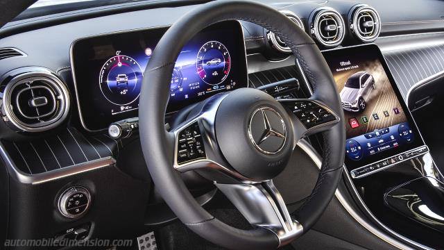 Interieur detail van de Mercedes-Benz C All-Terrain