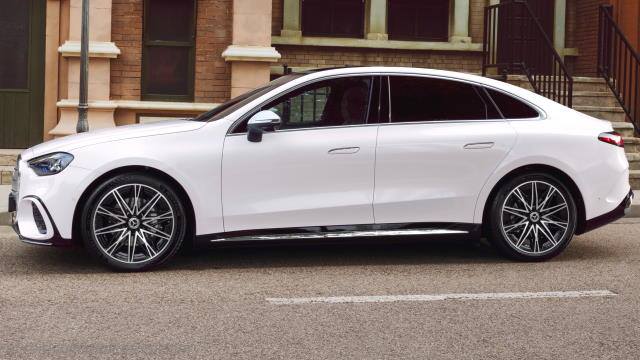 Dettaglio esterno della Mercedes-Benz C electric