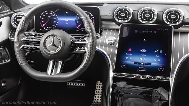 Détail intérieur de la Mercedes-Benz C Estate