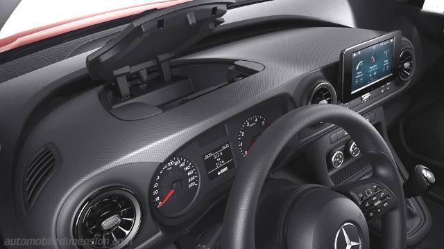 Interior detail of the Mercedes-Benz Citan Tourer