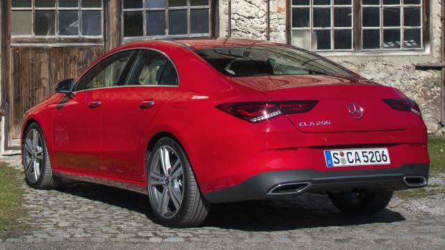 Dettaglio esterno della Mercedes-Benz CLA Coupé