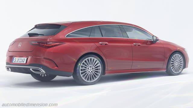 Dettaglio esterno della Mercedes-Benz CLA Shooting Brake