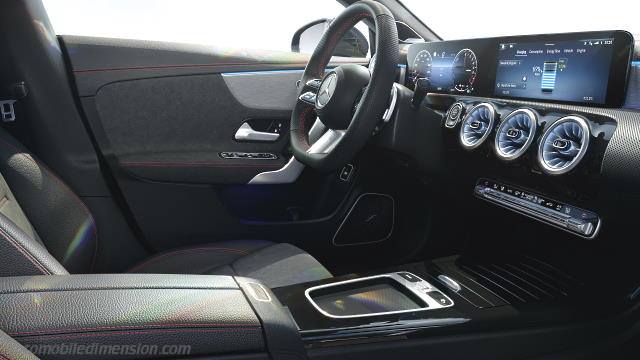 Interior detail of the Mercedes-Benz CLA Shooting Brake