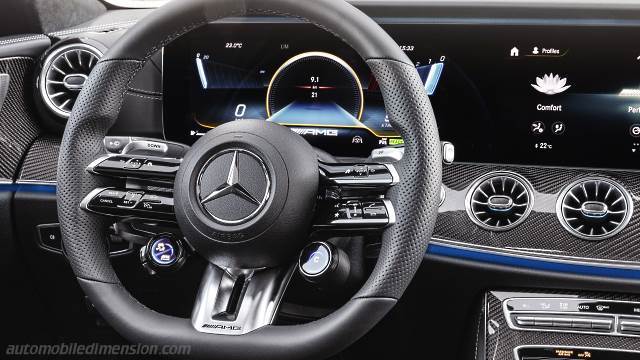 Détail intérieur de la Mercedes-Benz CLS Coupé