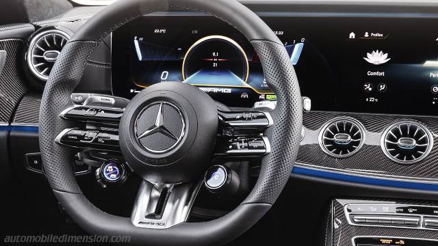 Interior detail of the Mercedes-Benz CLS Coupé