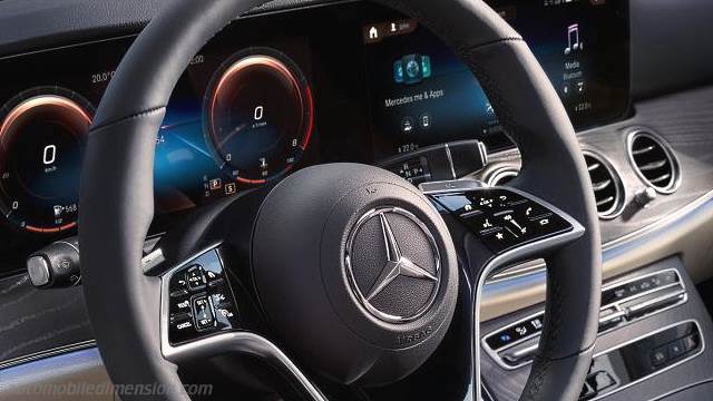 Détail intérieur de la Mercedes-Benz E