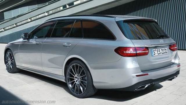 Exterieur van de Mercedes-Benz E Estate