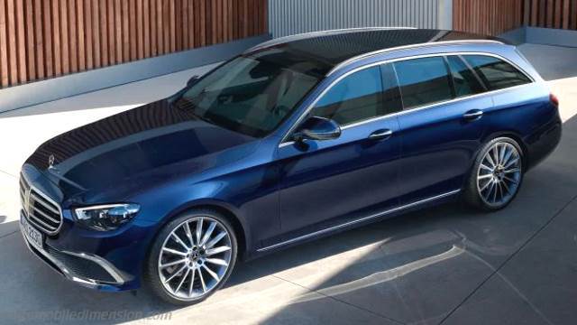 Exterieur detail van de Mercedes-Benz E Estate