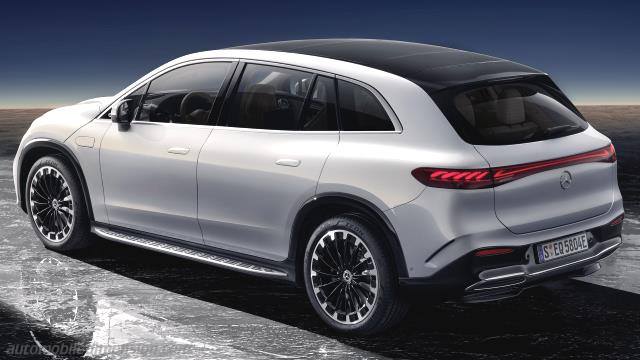 Esterno della Mercedes-Benz EQS SUV