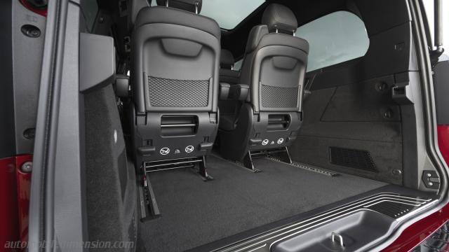 Interieurdetail des Mercedes-Benz EQV
