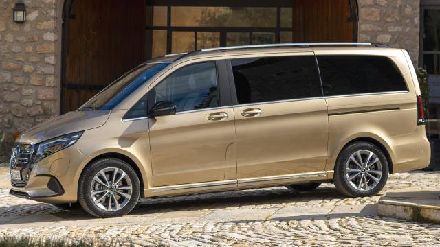 Exterieurdetail des Mercedes-Benz EQV xlg