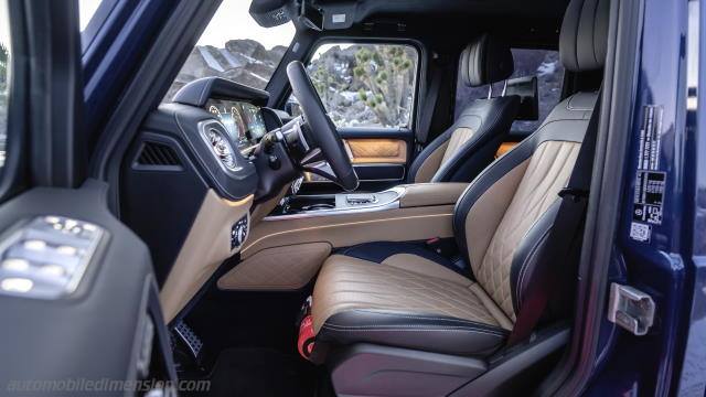 Interior detail of the Mercedes-Benz G