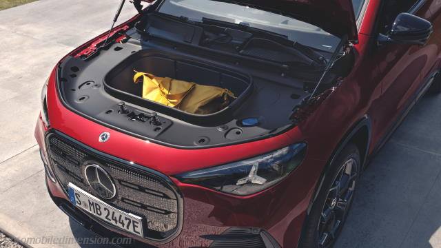 Interior detail of the Mercedes-Benz GLA