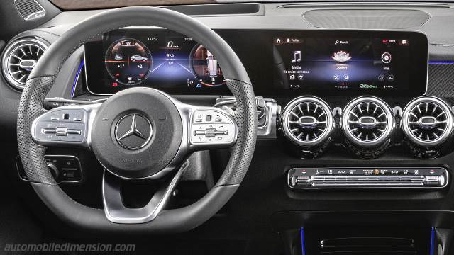 Interieurdetail des Mercedes-Benz GLB