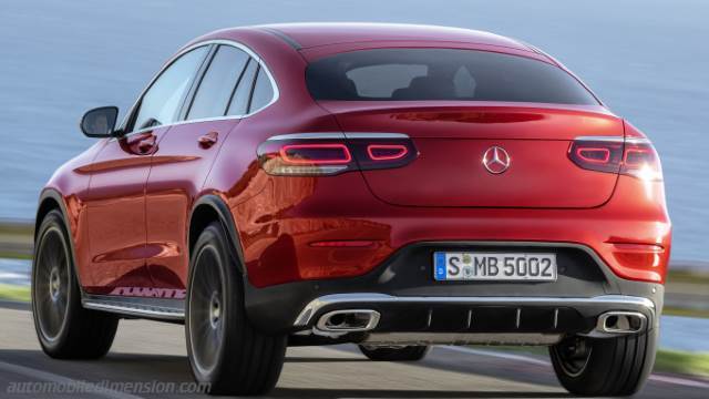 Dettaglio esterno della Mercedes-Benz GLC Coupé