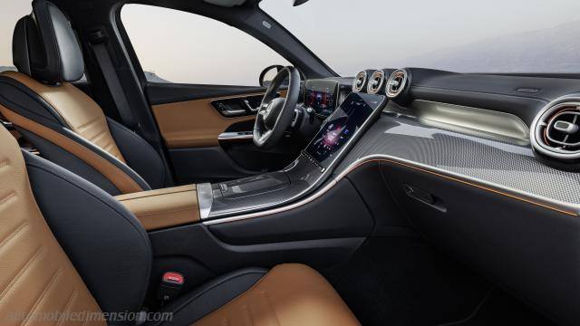 Détail intérieur de la Mercedes-Benz GLC Coupé