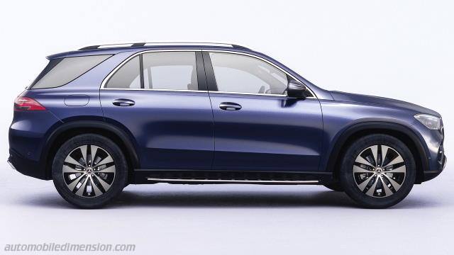 Exterior detail of the Mercedes-Benz GLE SUV